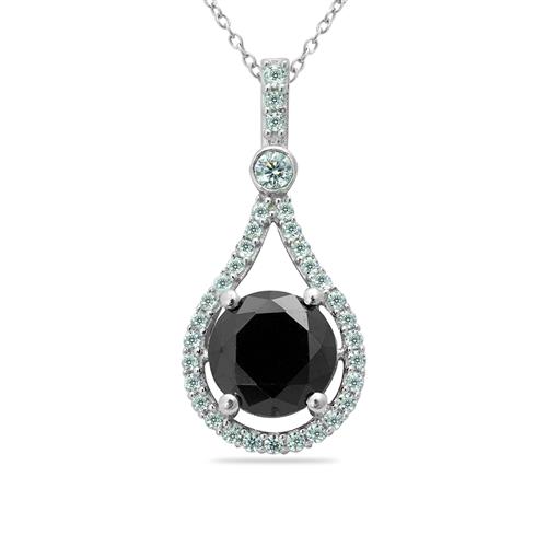 BUY 925 SILVER REAL BLACK ONYX GEMSTONE CLASSIC PENDANT