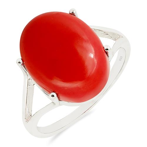 10.25 Ratti Red Coral Ring ADJUSTABLE| Moonga Ring Original Best Quality  Moonga Ring| Pure