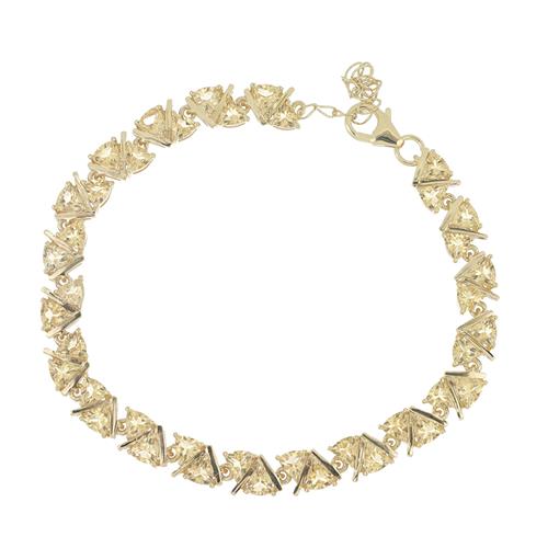 BUY 925 SILVER NATURAL CITRINE GEMSTONE BRACELET