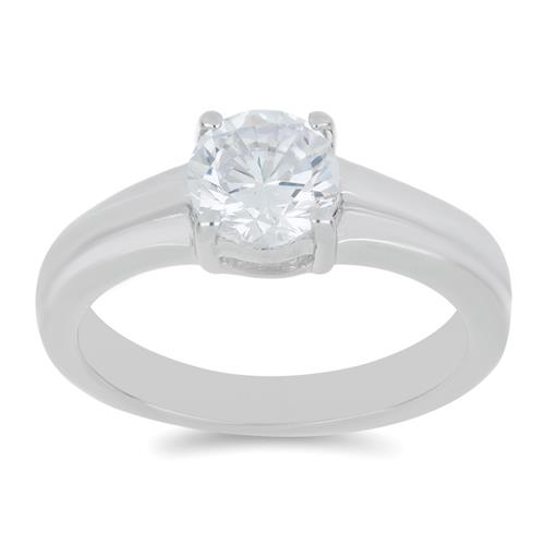 BUY REAL AFRICAN WHITE TOPAZ GEMSTONE RING IN 925 SILVER