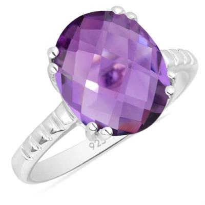 BUY NATURAL GREEN ONYX SINGLE STONE RING IN 925 SILVER