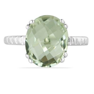 BUY NATURAL GREEN ONYX SINGLE STONE RING IN 925 SILVER