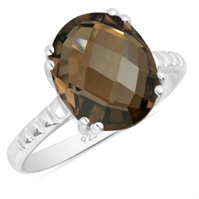 BUY NATURAL GREEN ONYX SINGLE STONE RING IN 925 SILVER