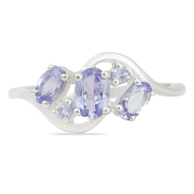 BUY STERLING SILVER TANZANITE GEMSTONE RING 