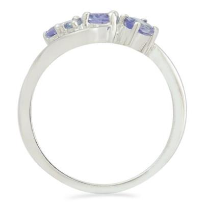 BUY STERLING SILVER TANZANITE GEMSTONE RING 