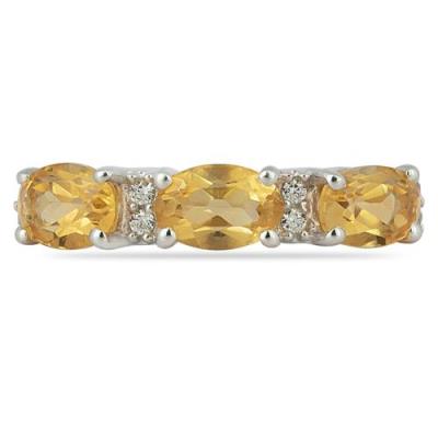 BUY REAL CITRINE GEMSTONE RING IN 925 SILVER