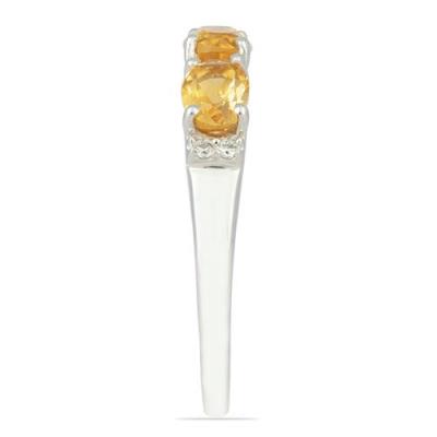 BUY REAL CITRINE GEMSTONE RING IN 925 SILVER