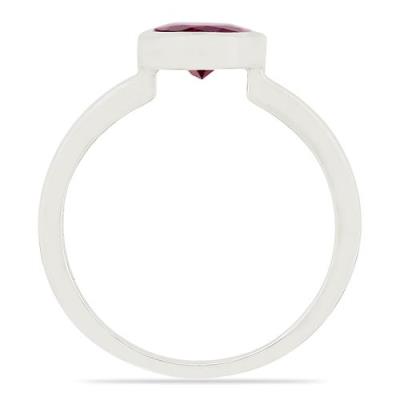BUY GENUINE RHODOLITE GEMSTONE RING IN STERLING SILVER