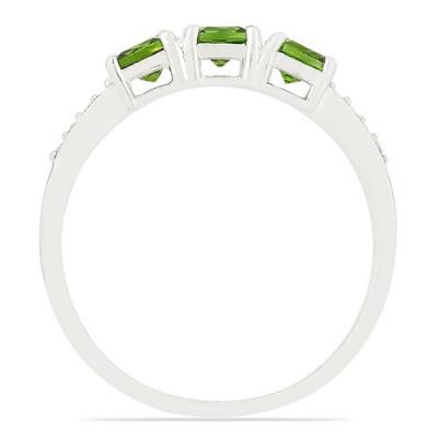 BUY 925 SILVER NATURAL CHROME DIOPSITE GEMSTONE RING