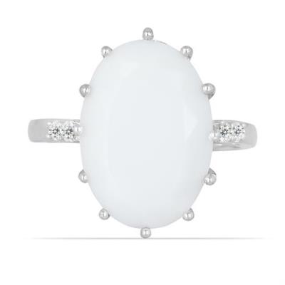 BUY NATURAL BLACK ONYX BIG GEMSTONE RING IN 925 STERLING SILVER