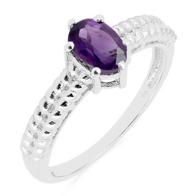 BUY 925 SILVER NATURAL SKY BLUE TOPAZ SINGLE STONE RING