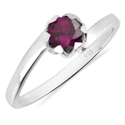 BUY 925 SILVER REAL RHODOLITE GEMSTONE RING