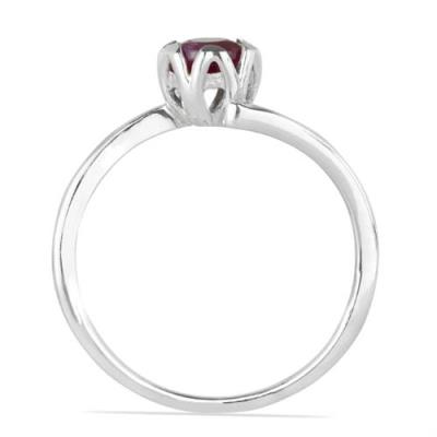 BUY 925 SILVER REAL RHODOLITE GEMSTONE RING