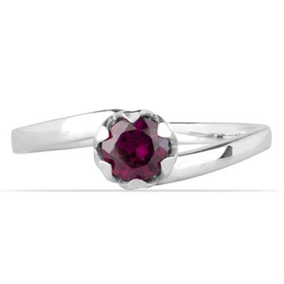 BUY 925 SILVER REAL RHODOLITE GEMSTONE RING