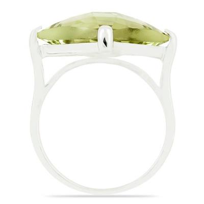 BUY REAL GREEN AMETHYST GEMSTONE BIG STONE RING IN 925 SILVER