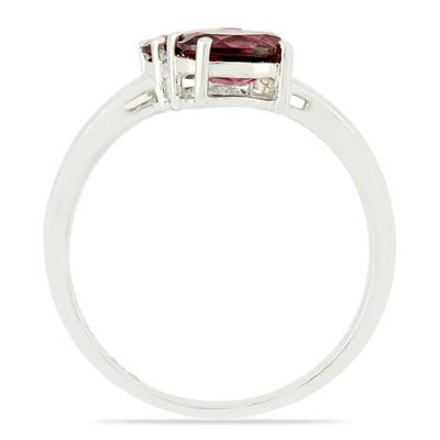 BUY STERLING SILVER NATURAL RHODOLITE GEMSTONE RING