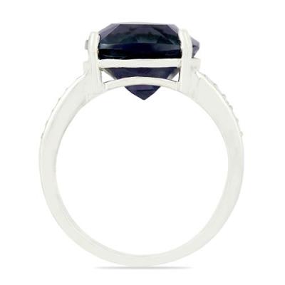 BUY NATURAL FLUORITE BIG GEMSTONE RING IN 925 STERLING SILVER