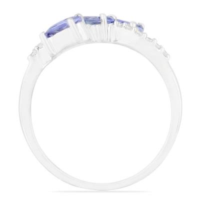 BUY 925 SILVER NATURAL TANZANITE GEMSTONE RING
