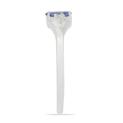 BUY 925 SILVER REAL TANZANITE GEMSTONE CLASSIC RING