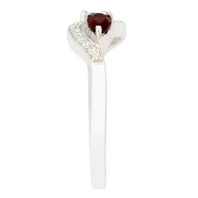 BUY REAL GARNET GEMSTONE RING IN 925 SILVER