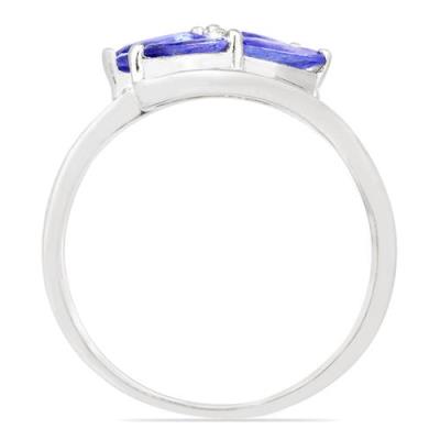 BUY GENUINE TANZANITE GEMSTONE RING IN 925 SILVER