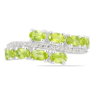 BUY 925 SILVER REAL PERIDOT GEMSTONE RING