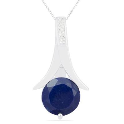 BUY 925 STERLING SILVER REAL LAPIS LAZULI GEMSTONE CLASSIC PENDANT 