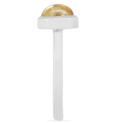 BUY REAL LEMON TOPAZ  SINGLE STONE RING IN 925 STERLING SILVER 