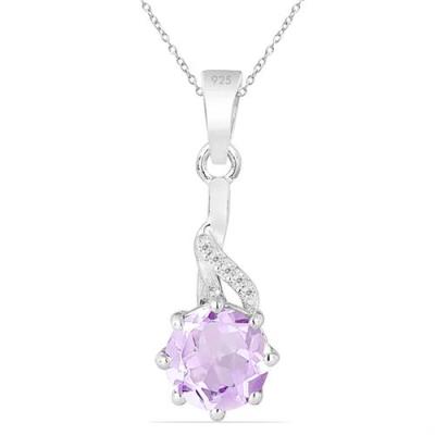 BUY REAL SKY BLUE TOPAZ GEMSTONE PENDANT IN 925 SILVER