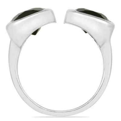 BUY REAL BLACK ONYX GEMSTONE STYLISH RING IN 925 SILVER