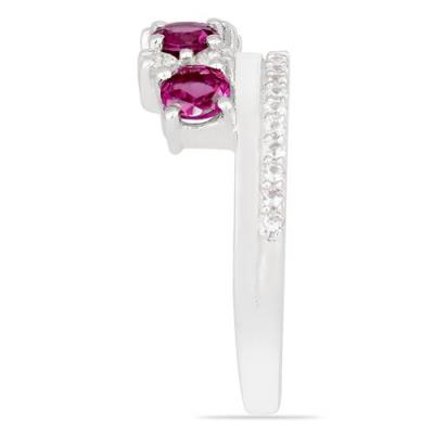 BUY 925 SILVER NATURAL PINK TOPAZ GEMSTONE RING