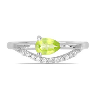 BUY STERLING SILVER NATURAL TANZANITE GEMSTONE CLASSIC RING