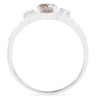 BUY 925 STERLING SILVER NATURAL MORGANITE STYLISH RING