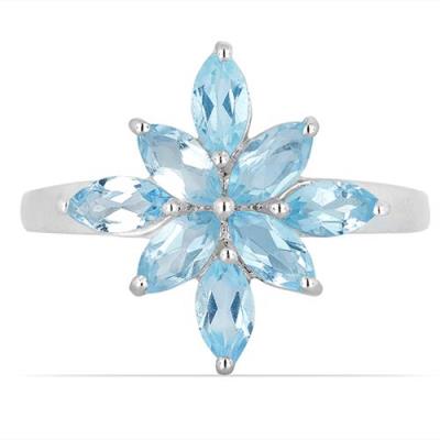 BUY REAL GREEN ONYX GEMSTONE CLUSTER RING IN 925 SILVER