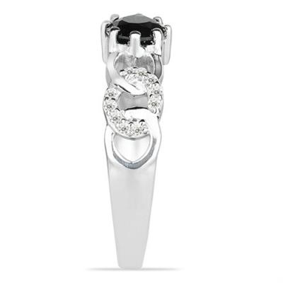 BUY 925 SILVER BLACK ONYX GEMSTONE CLASSIC RING