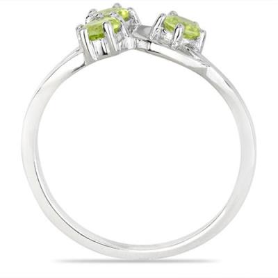 BUY NATURAL PERIDOT GEMSTONE RING IN 925 SILVER