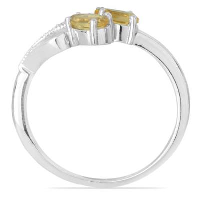 BUY STERLING SILVER NATURAL CITRINE GEMSTONE RING 