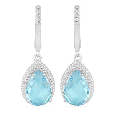 BRAZILIAN AMETHYST GEMSTONE BIG STONE EARRINGS IN 925 STERLING SILVER – BULK WHOLESALE JEWELRY SUPPLIER