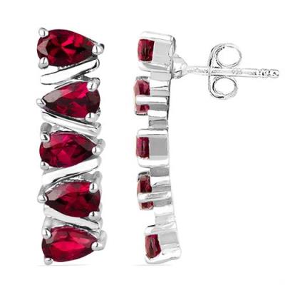 BUY NATURAL CHROME DIOPSITE MULTI GEMSTONE EARRINGS IN 925 SILVER