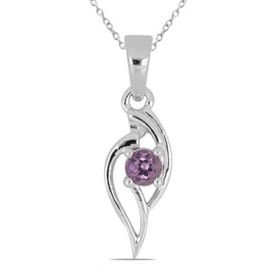 BUY REAL GARNET GEMSTONE PENDANT IN 925 SILVER