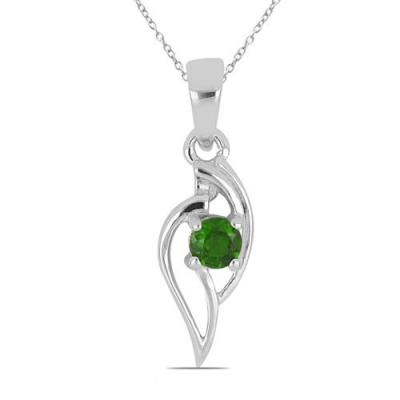 BUY REAL GARNET GEMSTONE PENDANT IN 925 SILVER