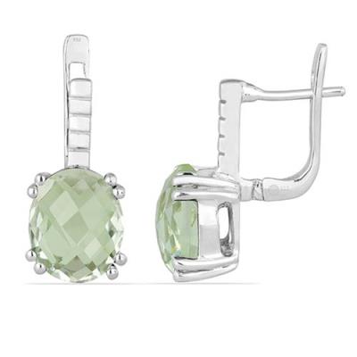 BUY STERLING SILVER NATURAL SMOKY GEMSTONE EARRINGS