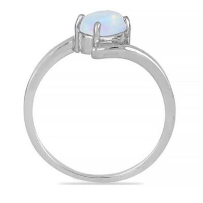 BUY STERLING SILVER NATURAL ETHIOPIAN OPAL GEMSTONE RING