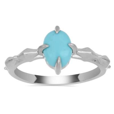 BUY REAL TURQUOISE GEMSTONE RING IN 925 SILVER