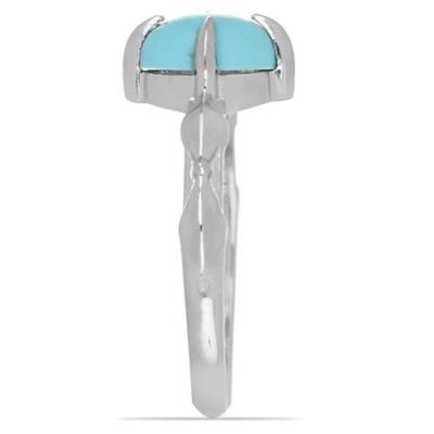 BUY REAL TURQUOISE GEMSTONE RING IN 925 SILVER