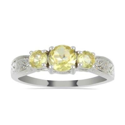 BUY 925 SILVER BRAZILIAN CITRINE GEMSTONE RING