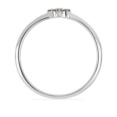 BUY 925 SILVER NATURAL RED DIAMOND DOUBLE CUT GEMSTONE RING