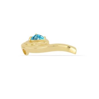 BUY SKY BLUE TOPAZ GEMSTONE BRASS PENDANT