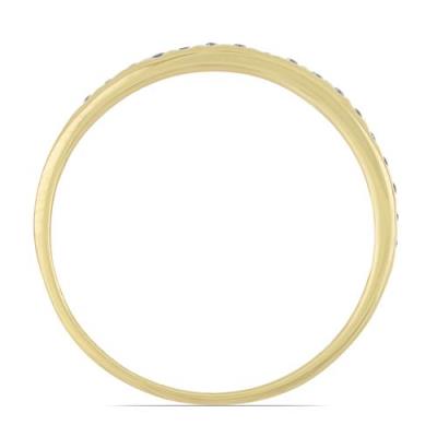 BUY DIAMOND DOUBLE CUT GEMSTONE RING IN 14K GOLD 