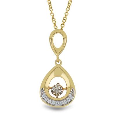 BUY NATURAL DIAMOND DOUBLE CUT & WHITE ZIRCON GEMSTONE PENDANT IN 925 SILVER 